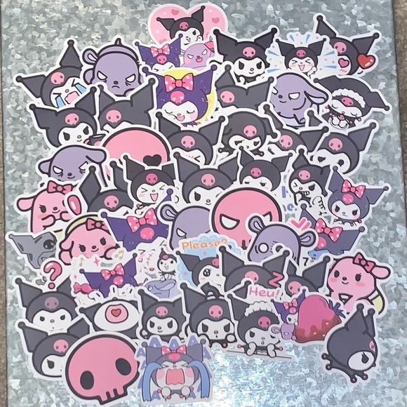 (50) Emo My Melody Waterproof Stickers + free giff - Picture 1 of 4
